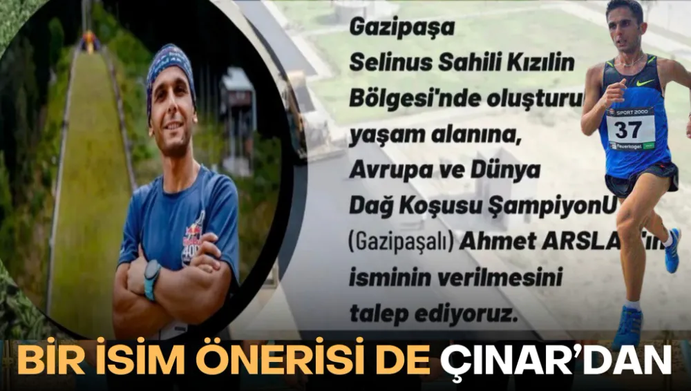 Bir isim önerisi de ÇINAR’DAN