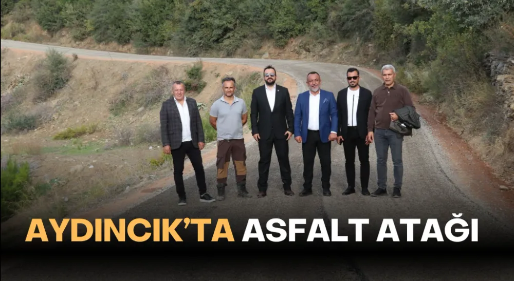 Aydıncık’ta Asfalt Atağı