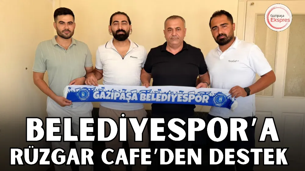 Belediyespor’a Rüzgar Cafe’den destek