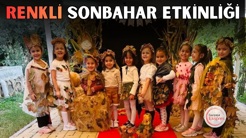 Renkli sonbahar etkinliği